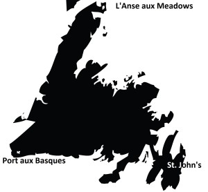 Newfoundland equilateral triangle